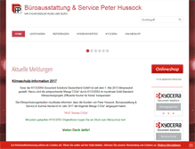 Tablet Screenshot of hussock.de